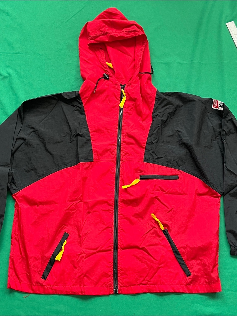 Marlboro Adventure Team mens vintage Red Windbreaker Nylon jacket size XL (RP3)